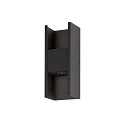 SLV Outdoor LED-Wandleuchte FLATT II, IP65 IK03, Up & Down, 9.5W 2700K, Seeluft-best�ndig, dimmbar, schwarz