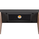 SLV Outdoor LED-Stehleuchte FLATT II 36, IP65 IK03, 36cm, 10W 2700K 650lm, Seeluft-best�ndig, dimmbar, anthrazit / Holzdekor