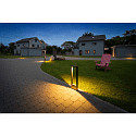 SLV Outdoor LED-Stehleuchte FLATT II 62, IP65 IK03, 62cm, 10W 2700K 650lm, Seeluft-best�ndig, dimmbar, schwarz