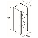 Outdoor LED-Wandleuchte FLATT II, IP54 IK03, mit Sensor, Up & Down, 10W 2700K, Seeluft-best�ndig, dimmbar