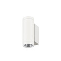 SLV Outdoor LED-Wandleuchte HELIA PRO S SINGLE, IP65 IK06, H�he 17.5cm, zylindrisch, 24�, DALI dimmbar, 3W 2700K 300lm, wei�