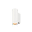 LED Outdoor Wandleuchte HELIA PRO S SINGLE, H: 17,5cm, zylindrisch, 24�, IP65, 6W, 2700K, 600lm, wei�