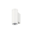 SLV LED Outdoor Wandleuchte HELIA PRO S SINGLE, H: 17,5cm, zylindrisch, 24�, IP65, 6W, 2700K, 600lm, wei�