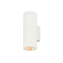 Outdoor LED-Wandleuchte HELIA PRO L SINGLE, IP65 IK08, H�he 30.5cm, zylindrisch, 24�, DALI dimmbar, 10W 2700K 1200lm, wei�