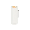 SLV Outdoor LED-Wandleuchte HELIA PRO L UP/DOWN, IP65 IK08, H�he 30.5cm, zylindrisch, 24�, DALI dimmbar, 20W 2700K 2400lm, wei�