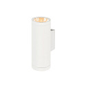 SLV Outdoor LED-Wandleuchte HELIA PRO L UP/DOWN, IP65 IK08, H�he 30.5cm, zylindrisch, 24�, DALI dimmbar, 30W 2700K 3600lm, wei�