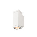SLV Outdoor LED-Wandleuchte THEO PRO S SINGLE DALI 2, IP65 IK06, H�he 17.5cm, DALI 2 dimmbar, 6W 2700K 600lm 24�, wei�