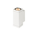 SLV LED Outdoor Wandleuchte THEO PRO S UP/DOWN, H: 17,5cm, rechteckig, 24�, IP65, 12W, 2700K, 1200lm, wei�