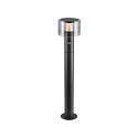 Outdoor LED-Stehleuchte TAHA II 70, IP54 IK02, H�he 70cm, 10W 2200/2700K (CCT Switch) 450/500lm, schwarz, mit Sensor, schaltbar