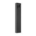 SLV outdoor floor lamp QUAD PRO 90 square, DALI controllable, impact resistant, sea-air resistant IP65, anthracite dimmable