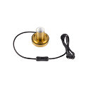 Tischleuchte PANTILO ROPE 19, zylindrisch, E27, 1x max. 15W, dimmbar, gold