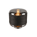 Tischleuchte PANTILO ROPE 19, zylindrisch, E27, 1x max. 15W, dimmbar, silber