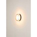 SLV LED Wand-/Deckenleuchte CYFT XL, 125�, 15W, 2700/3000/4000K, 810lm, IP65, dimmbar, schwarz / klar
