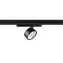 SLV LED 3-Phasen Strahler KALU 2.0 PHASE, IP20, zylindrisch, CRi>90, UGR<19, dimmbar, kardanisch, 10W 4000K 1500lm 36�, schwarz