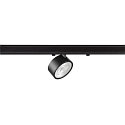 SLV LED 3-Phasen Strahler KALU 2.0 DALI, IP20, zylindrisch, CRi>90, UGR<19, DALI dimmbar, kardanisch, 10W 4000K 1500lm 36�, schwarz