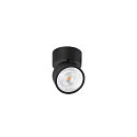 SLV LED Wand-/Deckenstrahler KALU 2.0 SINGLE, IP20, 1-flammig, CRi>90, UGR<19, dimmbar, kardanisch, 10W 2700K 1400lm 36�, schwarz