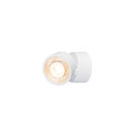 SLV LED Wand-/Deckenstrahler KALU 2.0 SINGLE, IP20, 1-flammig, CRi>90, UGR<19, dimmbar, kardanisch, 10W 2700K 1400lm 36�, wei�