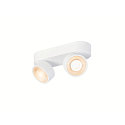 LED Wand-/Deckenstrahler KALU 2.0 DOUBLE, IP20, 2-flammig, CRi>90, UGR<19, dimmbar, kardanisch, 19W 2700K 2x1350lm 36�, wei�