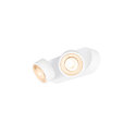 SLV LED Wand-/Deckenstrahler KALU 2.0 DOUBLE, IP20, 2-flammig, CRi>90, UGR<19, dimmbar, kardanisch, 19W 2700K 2x1350lm 36�, wei�