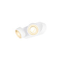 SLV LED Wand-/Deckenstrahler KALU 2.0 DOUBLE, IP20, 2-flammig, CRi>90, UGR<19, dimmbar, kardanisch, 19W 3000K 2x1400lm 36�, wei�