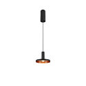SLV LED Pendelleuchte LALU� MIX&MATCH, Aufbauversion, 40�, 10W, 2700/3000K, 700lm, IP20, dimmbar, schwarz