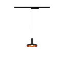 SLV LED 1-Phasen Pendelleuchte LALU� MIX&MATCH, ohne Schirm, IP20, 10W 2700/3000K 700/800lm 40�, CRi>90, dimmbar, schwarz