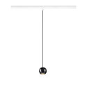 LED Pendelleuchte DYSKO TRACK 48V, 36�, 6W, 2700K, 750lm, IP20, dimmbar, wei� / schwarz