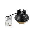 ceiling recessed luminaire DYSKO round IP20, gold, black dimmable