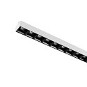 3-phase spot SIGHT EVO SINGLE square IP20, black, lacquered dimmable