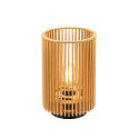 Tischleuchte WUD TL, zylindrisch, E27, 1x max. 40W, IP20, dimmbar, natur