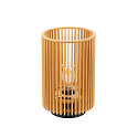 SLV Tischleuchte WUD TL, zylindrisch, E27, 1x max. 40W, IP20, dimmbar, natur