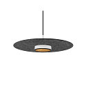 Leuchtenschirm f�r GRIP! FLAT, �50cmx0,6cm, Filz, anthrazit