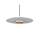 SLV Leuchtenschirm f�r GRIP! FLAT, �50cmx0,6cm, Filz, grau