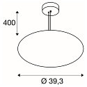 SLV Pendelleuchte OLYPSO 40, E27, 1x max. 40W, IP20, dimmbar, gold