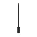 Pendelleuchte FITU PD STONE, E27, 1x max. 15W, IP20, offenes Kabelende, dimmbar, schwarz