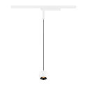 LED 1-Phasen Pendelleuchte LIGHT EYE� 2.0, rund, CRi>90, schaltbar, 11W 2700K 1150lm 30�, wei� matt / schwarz