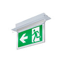 SLV LED Wand-/Deckenleuchte P-LIGHT, rechteckig, 3W, 6000K, 37lm, IP20, wei� / transparent
