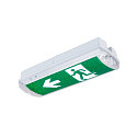 SLV LED Wand-/Deckenleuchte P-LIGHT, rechteckig, 5,2W, 6000K, 90lm, IP65, wei� / transparent