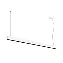 LED Pendelleuchte GLENOS� PRO, 150cm, 75�, 70W, UGR16, IP20, dimmbar, 4000K, 3850lm, wei� / schwarz