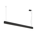 LED Pendelleuchte GLENOS� PRO, 150cm, 75�, 70W, UGR16, IP20, dimmbar, 4000K, 3850lm, schwarz