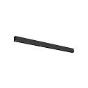 SLV LED Deckenleuchte GLENOS� PRO, 120cm, 75�, 30W, UGR19, IP20, dimmbar, 4000K, 3900lm, schwarz