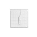 SLV LED Einlege-Deckenleuchte PANEL P 595 45 ON-OFF, IP20, 59.5cm, 220-240V AC/DC, >200lm/W, UGR <19, schaltbar, 21-42W 3000K