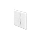 SLV LED Einlege-Deckenleuchte PANEL P 595 45 ON-OFF, IP20, 59.5cm, 220-240V AC/DC, >200lm/W, UGR <19, schaltbar, 21-42W 3000K