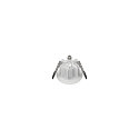 LED Deckeneinbauleuchte DOWNLIGHT P 84 12 HG ML DALI, IP54 IK08, � 8.4cm / DA 6.8cm, dimmbar, 6/8W 4000K 60�, wei�/silber