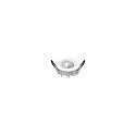 LED Deckeneinbauleuchte DOWNLIGHT P 84 12 WM ML WH ON-OFF, IP54 IK08, � 8.4cm / DA 6.8cm, schaltbar, 6/8W 4000K 60�