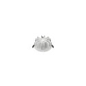 ceiling recessed luminaire DOWNLIGHT P 165 DALI rigid, DALI controllable, impact resistant, wired through IP54, white dimmable