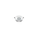 LED Deckeneinbauleuchte DOWNLIGHT P 230 40 HG ML ON-OFF, IP54 IK08, � 23cm / DA 20cm, dimmbar, 22/29W 4000K 60�, wei�/silber