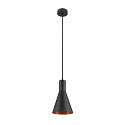 SLV Pendelleuchte LALU� SET CONE 15, E27, 1x max. 4W, IP20, dimmbar, schwarz