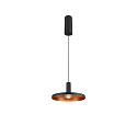 LED Pendelleuchte LALU� SET PLATE 22, Aufbauversion, 40�, 10W, 2700/3000K, 700lm, IP20, dimmbar, schwarz