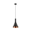 SLV LED Pendelleuchte LALU� SET CONE 15, Einbaubversion, 40�, 10W, 2700/3000K, 550lm, IP20, dimmbar, schwarz
